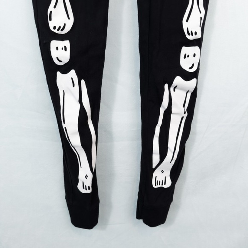 Old Navy Kids Unisex‎ One Piece Skeleton Pajamas Halloween Costume Size XL (12) - Picture 12 of 13